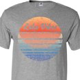 thumbnail image 4 of Inktastic Lake Vibes Distressed Retro Sunset T-Shirt, 4 of 5