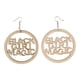 thumbnail image 4 of 2 Par Aretes Pendientes de con Gancho, 4 of 9