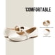 thumbnail image 3 of Dream Pairs Zapatos de vestir planos Mary Jane para niñas pequeñas Pedrería Boda Niños SERENA-100-KIDS Dream Pairs SERENA-100-KIDS, 3 of 5