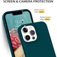 thumbnail image 5 of DUEDUE iPhone 13 Pro Max Case, Liquid Silicone Soft Gel Rubber Slim Cover with Microfiber Cloth Lining Cushion, 5 of 5