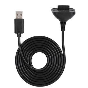 High Quality 2 In 1 1.5M Charging Cable For Microsoft Xbox 360 Controller Fast Charging(Black), Charging Cable For Xbox 360 Controller