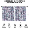 thumbnail image 2 of Blackout Kids Curtains,Paisley Pattern Childrens Insulated Curtains Set Of 2,Bedroom Essentials,Toddler Room Decor 52"x63"(132x160cm), 2 of 4