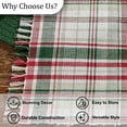 thumbnail image 5 of Split P Berry Frost Plaid Table Runner 15" X 72", 5 of 5