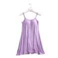 thumbnail image 4 of Women's Sexy Long Nightgown With Built-in Bra Plus Size Loungewear Pajama Light Purple Size M, 4 of 6