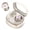Off-White, variant on Sleep Earbuds, Bluetooth 5.4 Headphones, Ultra-Mini Wireless Earbuds for Side Sleepers, Hi-Fi Stereo 3D Bass Noise Cancelling Wireless Headphones, 53H Playtime with IP7 Waterproof LED Ear Buds, USB C