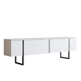 thumbnail image 6 of Bexley - Luxe - White,Black TV Stand, 6 of 7