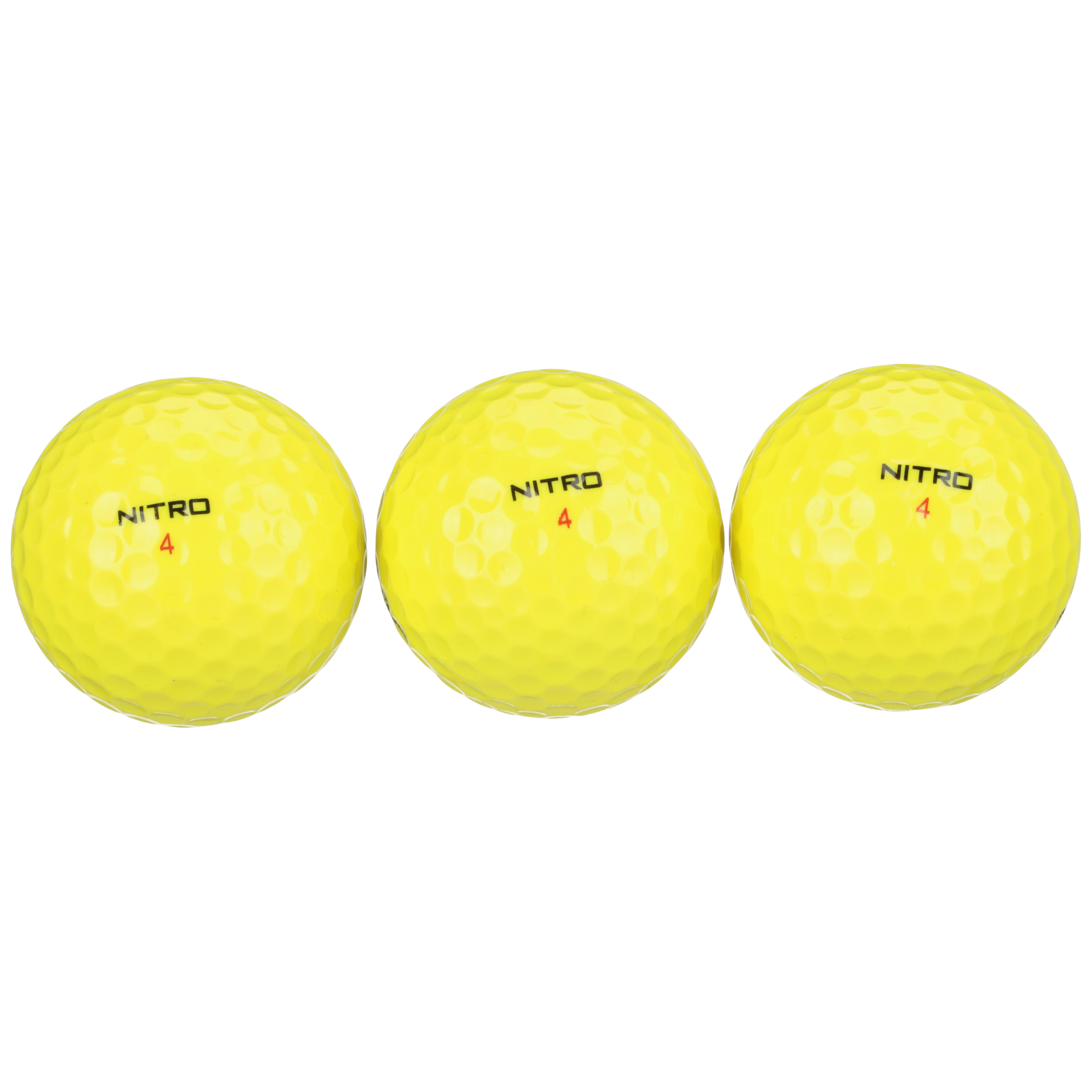 Nitro Golf Ultimate Distance Golf Balls, Yellow, 12 Pack - Walmart.com