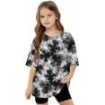 thumbnail image 6 of MKOSPLRT Girl's Oversized T Shirts 5-15 Years Short Sleeve Crew Neck Summer Shirts Trendy Tie Dye Tshirts Casual Going Out Tee Shirts, 6 of 8