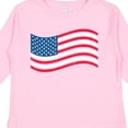 thumbnail image 4 of Inktastic Grunge American Flag Boys or Girls Long Sleeve Toddler T-Shirt, 4 of 5