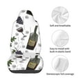 thumbnail image 4 of Fotbe Wine Bottles And Grapes Funda para Asiento de Auto con Estampado – Impermeable y Antisudor – Ajuste Universal, Lavable a Máquina, Antideslizante (1 Pieza), 4 of 5