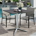thumbnail image 2 of MF Studio 31" Square Metal Outdoor Patio Bistro Dining Table for 4, Black, 2 of 10