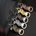 thumbnail image 2 of Unisex Dragon Keychain Metal Key Chain Zinc Alloy Bottle Opener Keyring Bronze Black Gold Silver Dark Gold Perfect Gift, 2 of 3