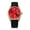 Red, variant on Luxury Half Iced Out Moissanite Watch, Rubber Strap Automatic Mechanical Wristwatch with Miyota 8215 Movemen