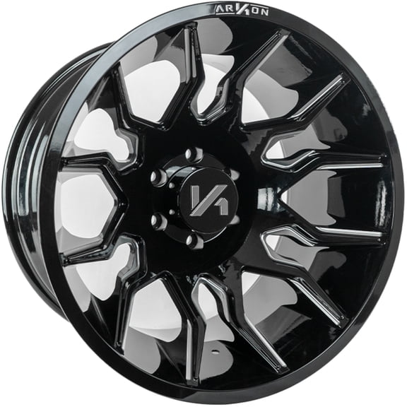 20x10 Black Milled Wheel Arkon Off-Road Roosevelt 8x6.5 -25