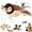 1Pcs, variant on The Mellow Dog Calming Sparrow, Calming Sparrow Toy with Chirping Sound, Interactive Chirping Flapping Bird Toy with Removable Shell, Trigger Natural Hunting Instinct (1Pcs)
