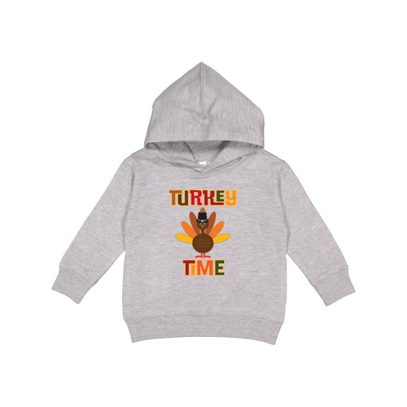 Inktastic Thanksgiving Turkey Time Toddler Hoodie