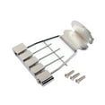 thumbnail image 4 of Uonlytech Easy Install Guitar Tailpiece Bridge in Silver for Guitar Use, 4 of 8