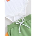 thumbnail image 5 of Toddler Baby Boy Birthday Outfit 1st-5th Dinosaur Print Romper/Shirt Pant Set 1 2 3 4 5 Years Old Birthday Clothes, 5 of 7