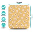 thumbnail image 5 of Washable Rubber Daisy Cute Floral Dish Drying Mats for Kitchen Counter Home Large Coffee Bar Pad Accessories and Decor for Utensils Stemware 16''x18'', 5 of 7