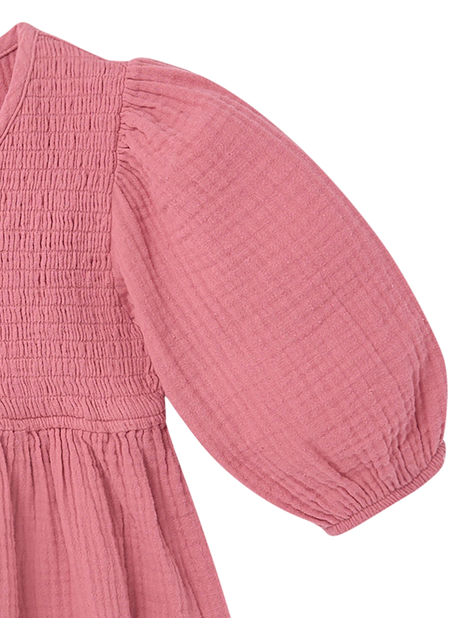Modern Moments by Gerber Toddler Girl Smocked Dress, Sizes 12 Months - 5T