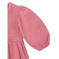 thumbnail image 6 of Modern Moments by Gerber Baby and Toddler Girl Smocked Dress with Puff Sleeves, Sizes 0/3 Months - 5T, 6 of 10
