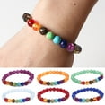 thumbnail image 3 of Kripyery Prayer Bracelet Colors Stitching Artificial Stone Women Men Chakra Bracelets Healing Wrist Chain for Everyday Wear, 3 of 8