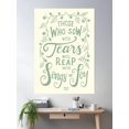 thumbnail image 2 of Songs Of Joy - Psalm 126:5 Poster Wall Art, Modern Wall Decor For Living Room Bedroom, 24x36 UNFRAMED, 2 of 3