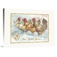 thumbnail image 1 of Global Gallery's '12 Days of Christmas III' By Lisa Audit Stretched Canvas Wall Art, 1 of 4