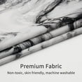 thumbnail image 2 of Black White Marble Shower Curtain Set, Abstract Modern Shower Curtain for Bathroom Decor, Luxury Standard Shower Curtain for Bathtub, Waterproof Washable Fabric Shower Curtain, 72 x 72, 2 of 6