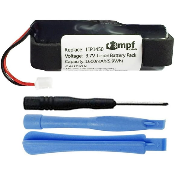 MPF Products 1600mAh Étendu LIS1441, Remplacement de la Batterie LIP1450 Compatible avec Sony PS3 Playstation 3 Motion Controller CECH-ZCM1E, CECH-ZCM1U