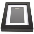thumbnail image 1 of LOVEVER Medal Display Box Tape Pendant Sponge Holder Removable Lid Black, 1 of 8