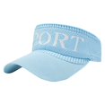 thumbnail image 2 of Cheers US Women Sunvisor Cotton Sun Hat Men Sports Visor Elastic Quick Drying Wide Brim for Golf Riding Beach Hiking, 2 of 4