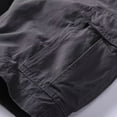 thumbnail image 5 of Fgnfyis Men's Cargo Pants Outdoor Casual Shorts Lightweight Breathable Utility Workwear for Hiking Travel Daily Wear Mens Shorts Grey L, 5 of 6