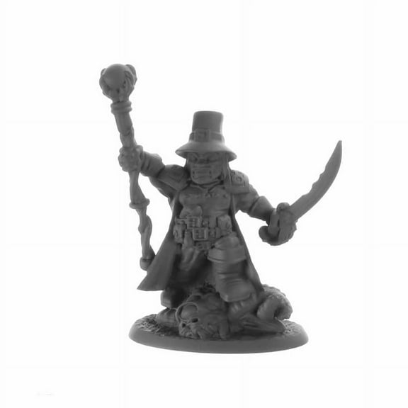 Arkus Harn Dwarf Witch Hunter Miniature Figure 25mm Heroic Scale Reaper Bones USA Reaper Miniatures