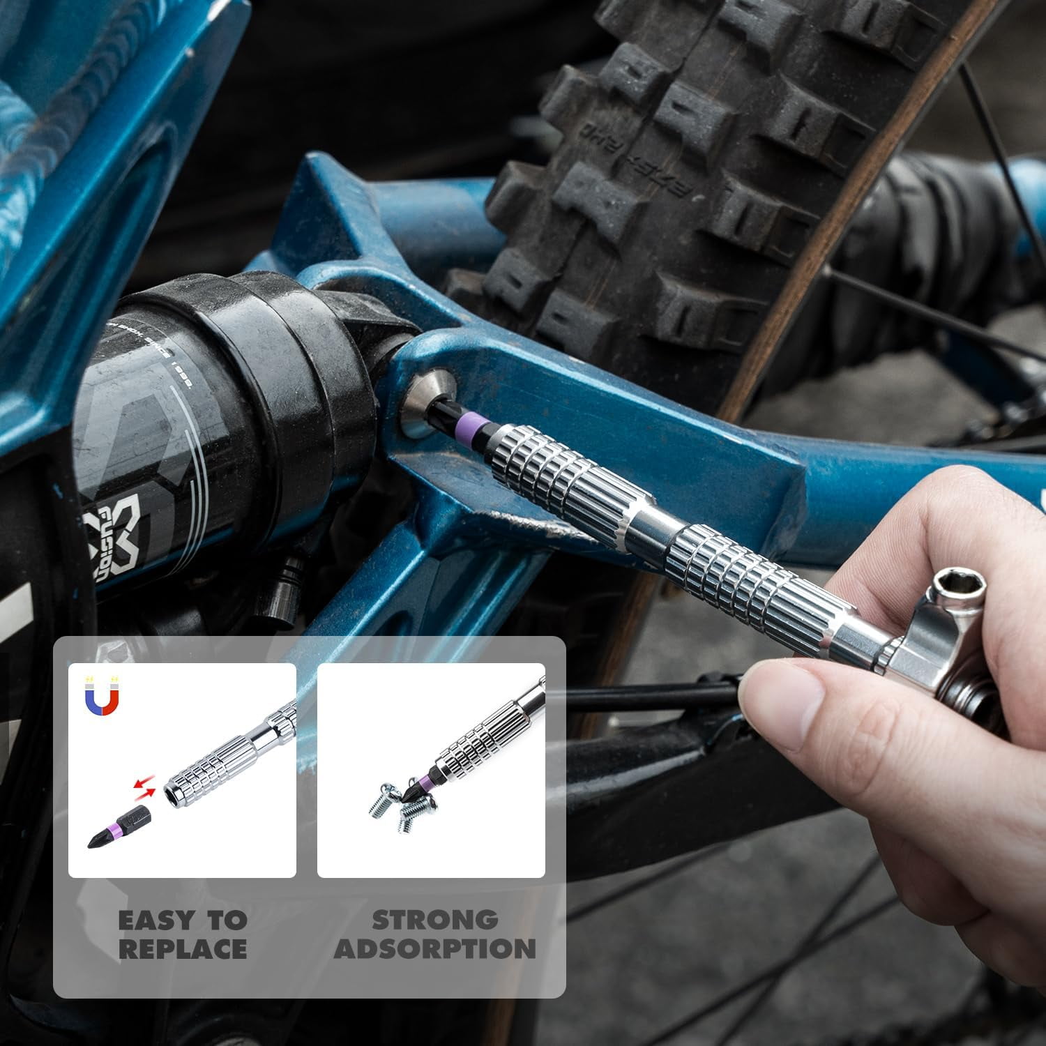VMAN 40 in 1 Ratchet Screwdriver Set for Furniture Assembly Bicycle Electrical Repair Tool