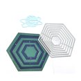 thumbnail image 4 of Moyic Juego de troqueles hexagonales en relieve, plantilla de tarjeta de Metal para álbum de recortes, autoensamblaje decorativo hecho a Herramientas de estampado, 4 of 6