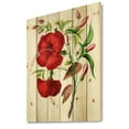thumbnail image 2 of Designart 'Ancient American Flora I' Traditional Print on Natural Pine Wood, 2 of 5