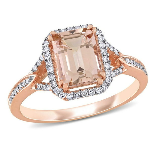 Bague fiancaille 2025 morganite