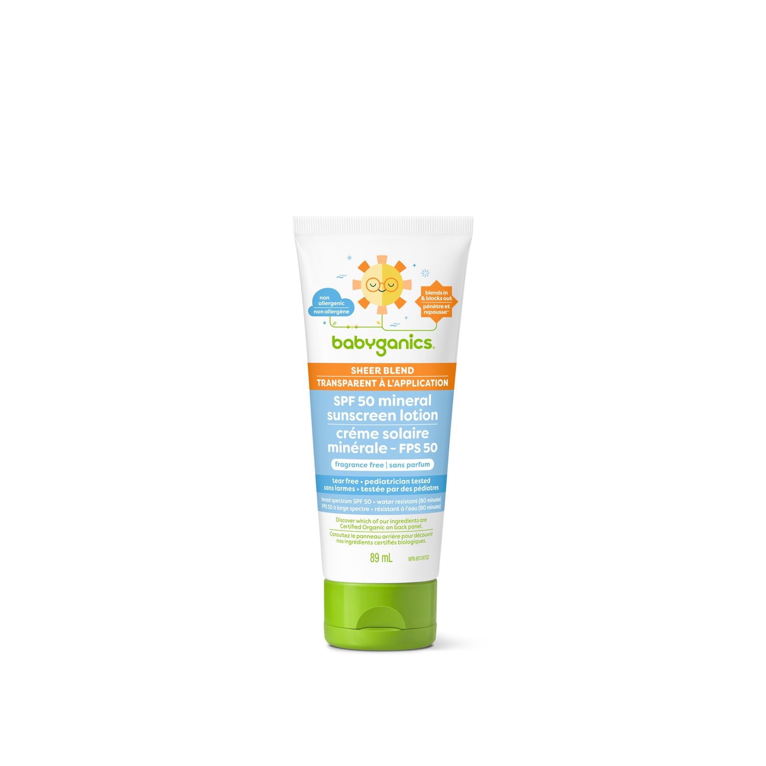 Broad Spectrum Babyganics Sunscreen Canada Babyganics SPF 50 Baby