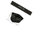 thumbnail image 4 of LOLIPPYY Black Plastic Kids Bike Basket Front Detachable Storage Large Capacity Easy to Install, 4 of 8