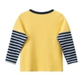 thumbnail image 5 of Beautyzll Baby Kids Boys Long Sleeve Crewneck Shirt T-Shirts 1-9T Toddler Basic T Shirt Tops Cartoon Cotton Tees, 5 of 9