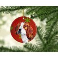 thumbnail image 2 of Carolines Treasures SC9409-CO1 Beagle Red Snowflakes Holiday Christmas Ceramic Ornament, 2 of 3