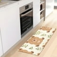 thumbnail image 6 of Bath Mat Soft Plush Non-Slip Absorbent Bathroom Rugs 39"x20" Cartoon Bear and Leaf, 6 of 8