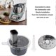 thumbnail image 4 of For TM6/TM5 Fruit and Vegetable Cutter 5-Piece Grater and Slicer Set Fruit and Vegetable Slicer and, 4 of 5