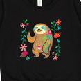 thumbnail image 3 of Inktastic Sloth Cute for Girls Toddler Sweatshirt, 3 of 4