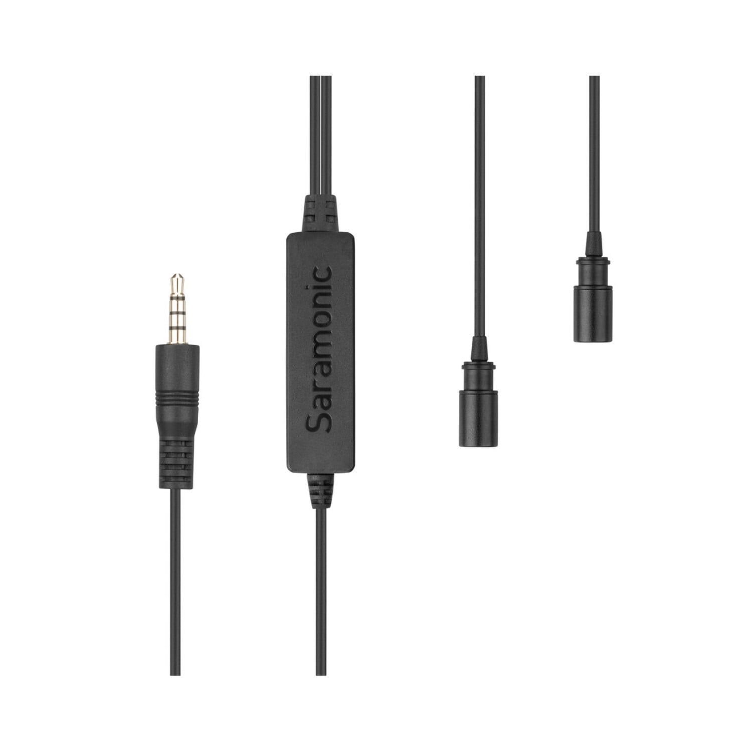 Saramonic LavMicro2M 2-Person Omni Lavalier Mic with 3.5mm TRS/TRRS Output for Cameras, Mobile Devices & More