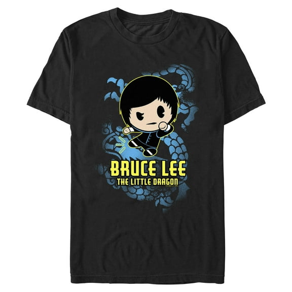 Mens Bruce Lee Chibi the Little Dragon T Shirt