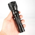 thumbnail image 3 of Linterna LED de buceo profesional subacuática resistente al agua hasta 80 m, luz de buceo con 3 modos de iluminación para actividades de buceo, iluminación de festivales, bombilla L2, de una a dos, 3 of 4