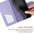 thumbnail image 6 of TOP SHE Case For Samsung Galaxy S10E, Sika Deer Flip Synthetic Leather TPU Case Cover with Fashion Wallet Lanyard Anti-Scratch Shockproof Bumper Case,Purple, 6 of 7
