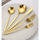 thumbnail image 4 of Set de Cubiertos Malubero Acero Inoxidable dorado, 4 of 4